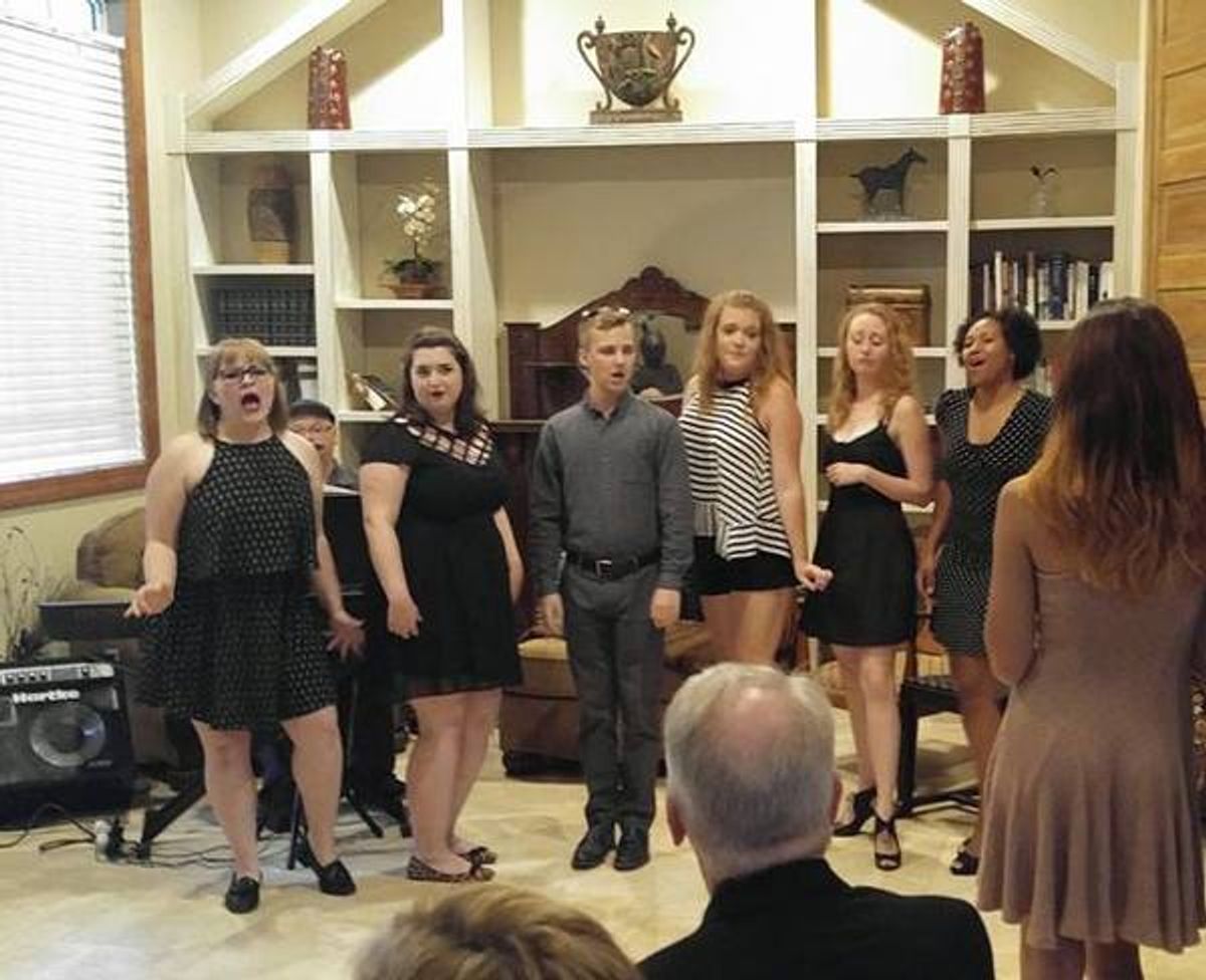 The Larry Keeton Theatre's cast of Cabaret at 