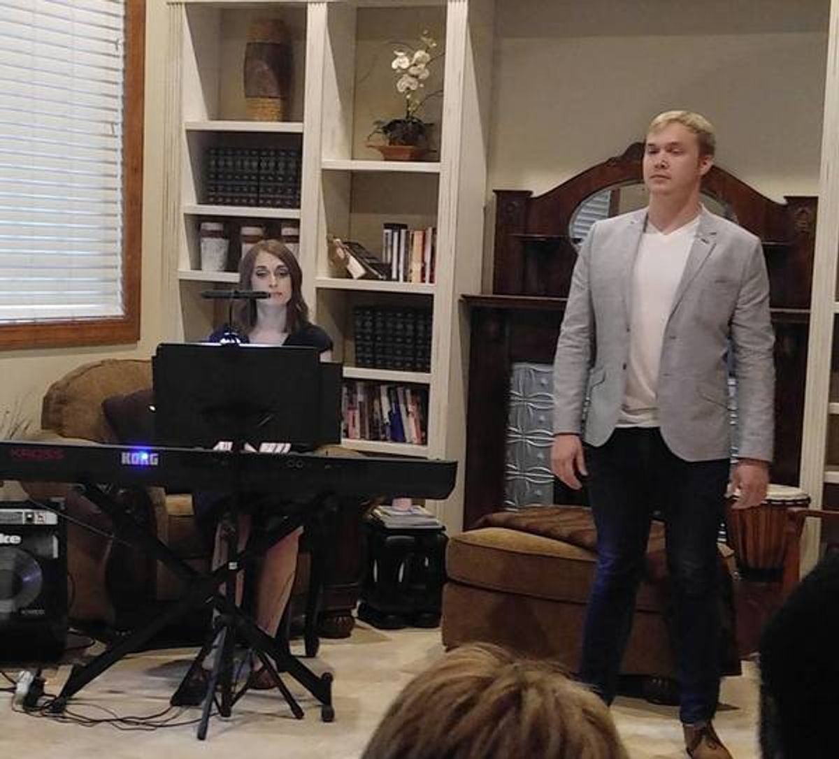 Kelsi Fulton and Wesley King at 