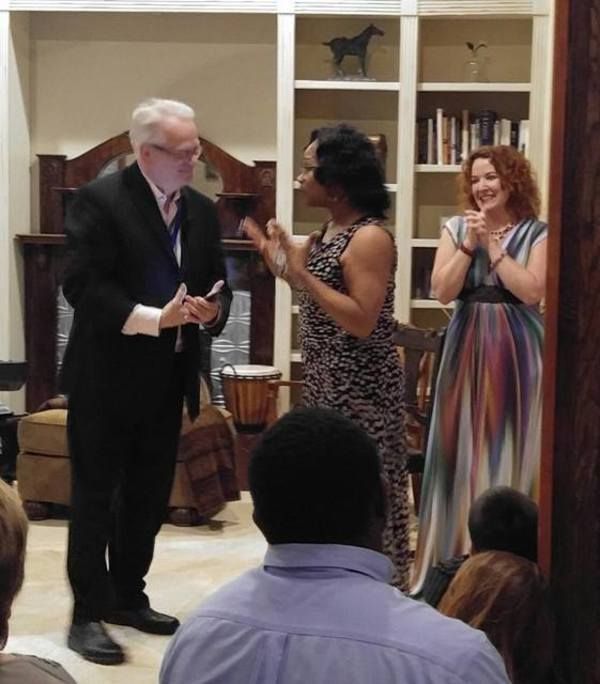 Jeffrey Ellis, with 2016 Honorees Stella Reed Patterson and Vali Forrister Photo