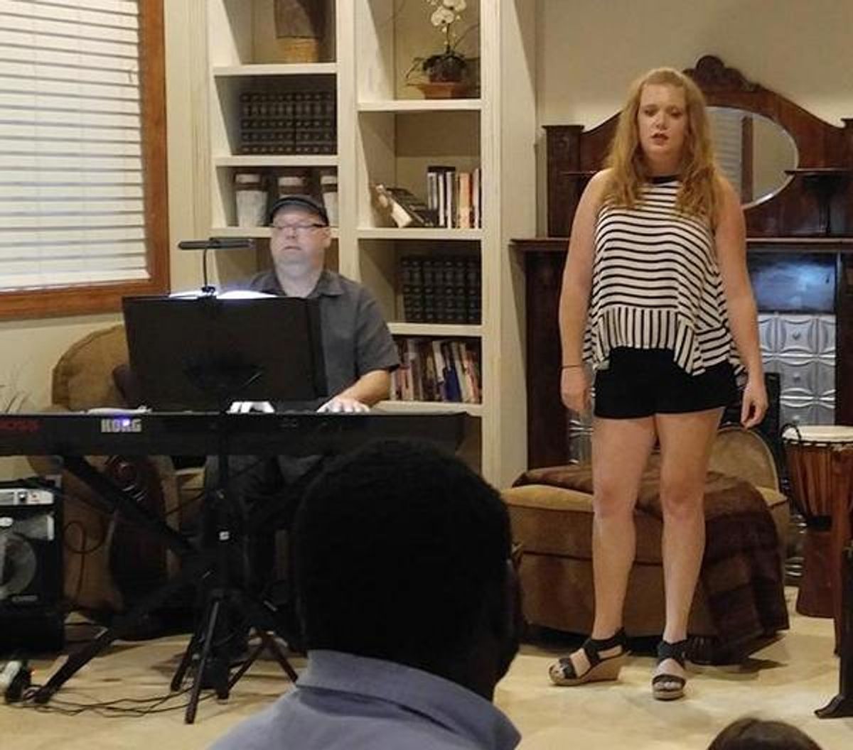 Pianist Dann Childers and Taylor Tracey at 