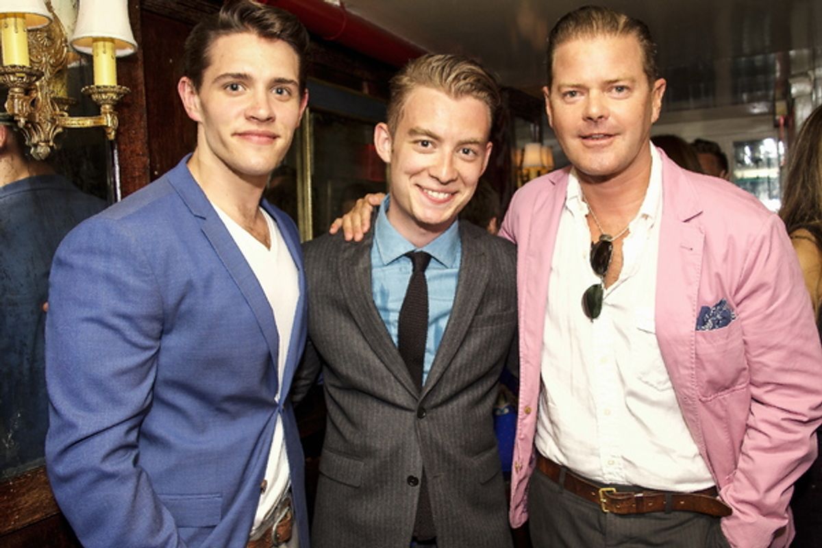 Casey Cott, Tony Marion, Clarke Thorell at 