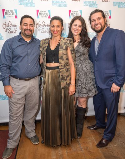 Jose Zayas, Stephanie Klemons, Book Writer Lauren Epsenhart and Composer Jaime Lozano Photo