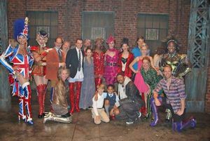 AMERICAN IDOL''s Kara DioGuardi visits KINKY BOOTS Photo