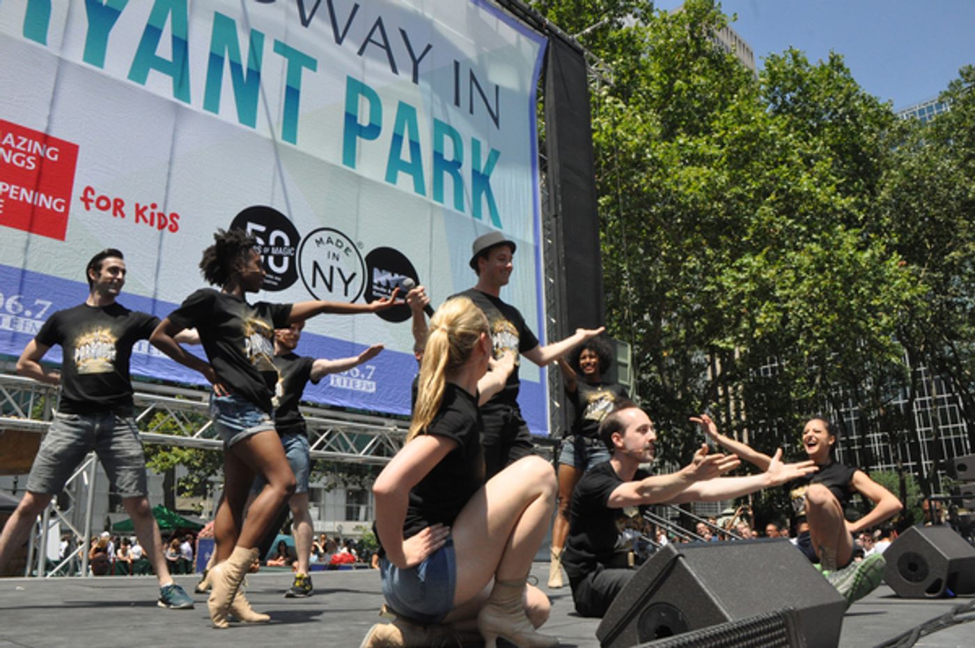Photo Coverage: Casts of PARAMOUR, LES MIZ & More Bring it Home to Bryant Park  Image
