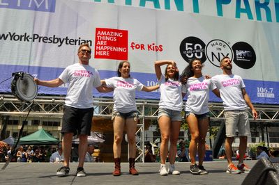 Trevor Exter, Angela Buccini, Lauren Yalango, Simone Bart and John Alix Photo