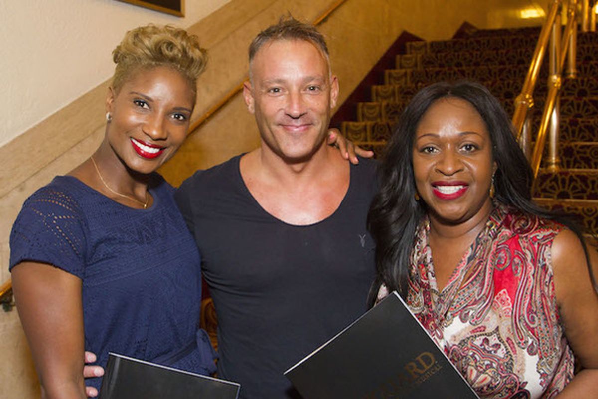 Denise Lewis, Toby Anstis and Angie Greaves at 