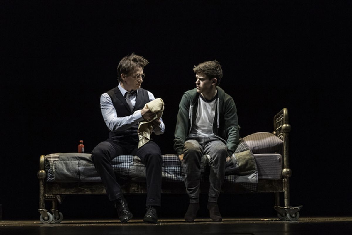 Jamie Parker (Harry Potter) and Sam Clemmett (Albus Potter)  at 