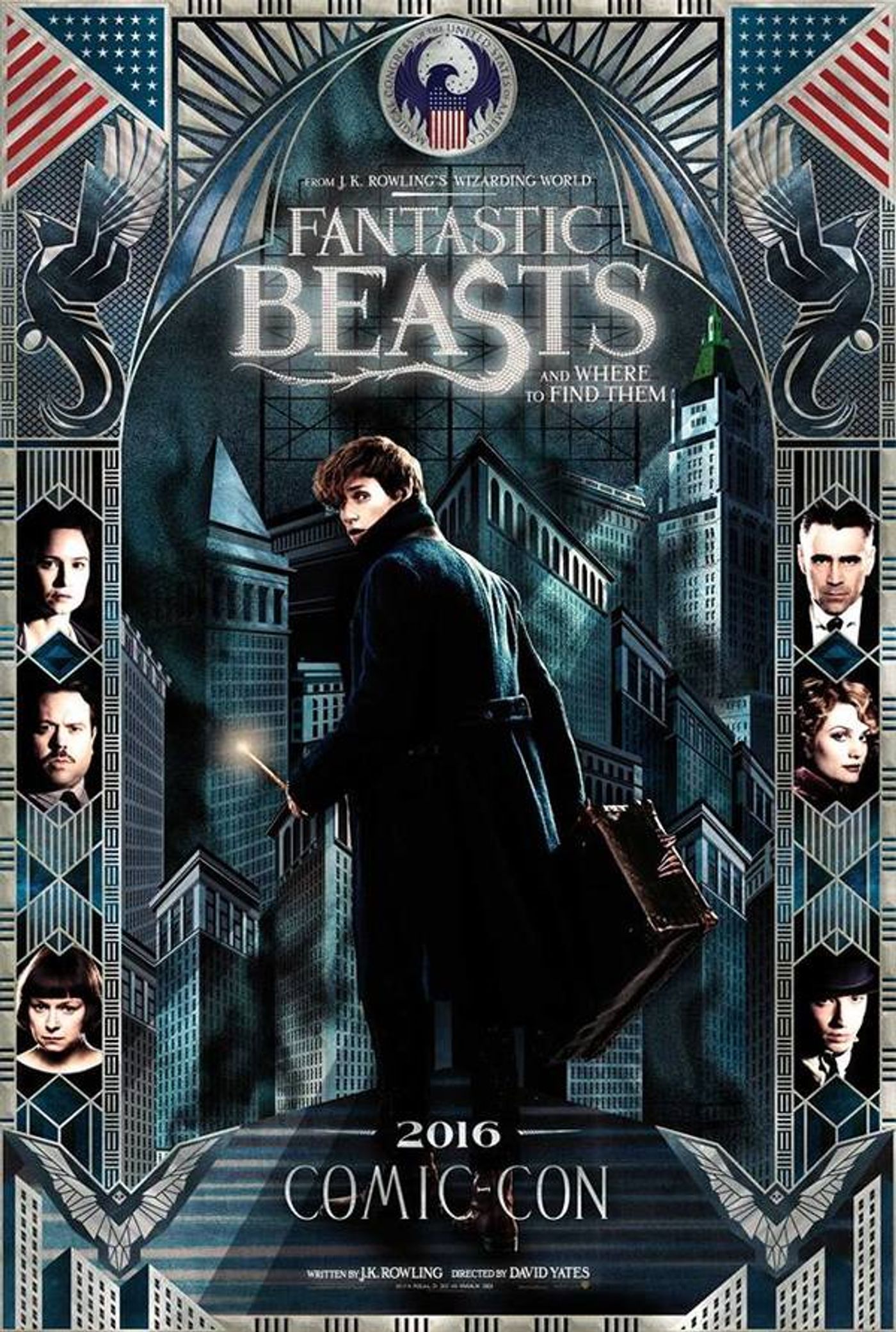 Photo Flash: Eddie Redmayne in FANTASTIC BEASTS Comic-Con Poster Art Photo Flash: Eddie Redmayne in FANTASTIC BEASTS Comic-Con Poster Art Image
