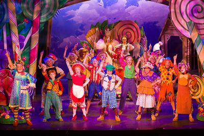 The Munchkins of Oz with Devon Perry (Dorothy) and Rochelle Smith (Glinda) Photo