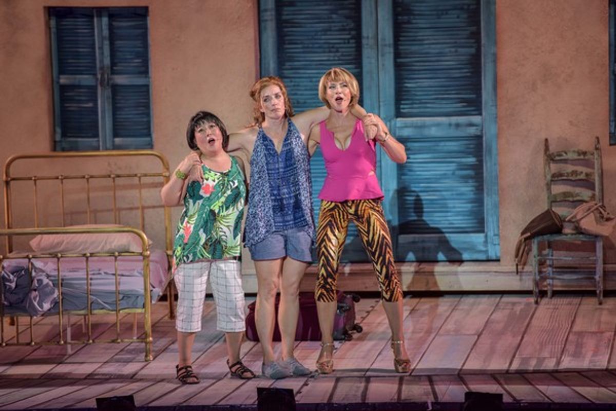 Ann Harada, Julia Murney and Jenny Powers at 