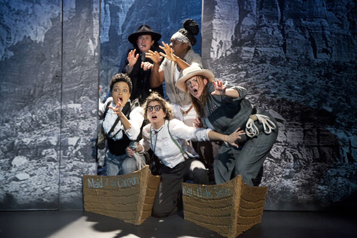 Danielle Davenport, Hannah Cabell, Layla Khoshnoudi, Jocelyn Bioh and Elizabeth Kenny at 