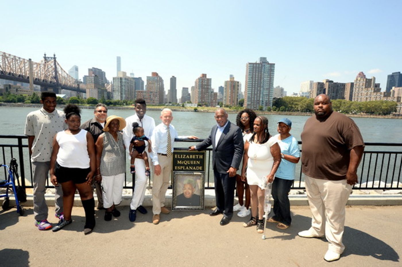 Photo Flash: Queensbridge Park Esplanade Named for Local Advocate Elizabeth McQueen Photo Flash: Queensbridge Park Esplanade Named for Local Advocate Elizabeth McQueen Image