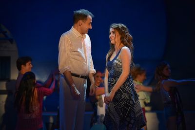 Frank Vlastnik (as Harry) and Hannah Slabaugh (as Sophie) Photo