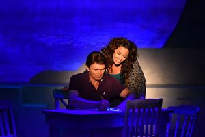 Sean Hayden (as Sam) and Michelle Dawson (as Donna) @ BroadwayWorld Sean Hayden (as Sam) and Michelle Dawson (as Donna) Photo