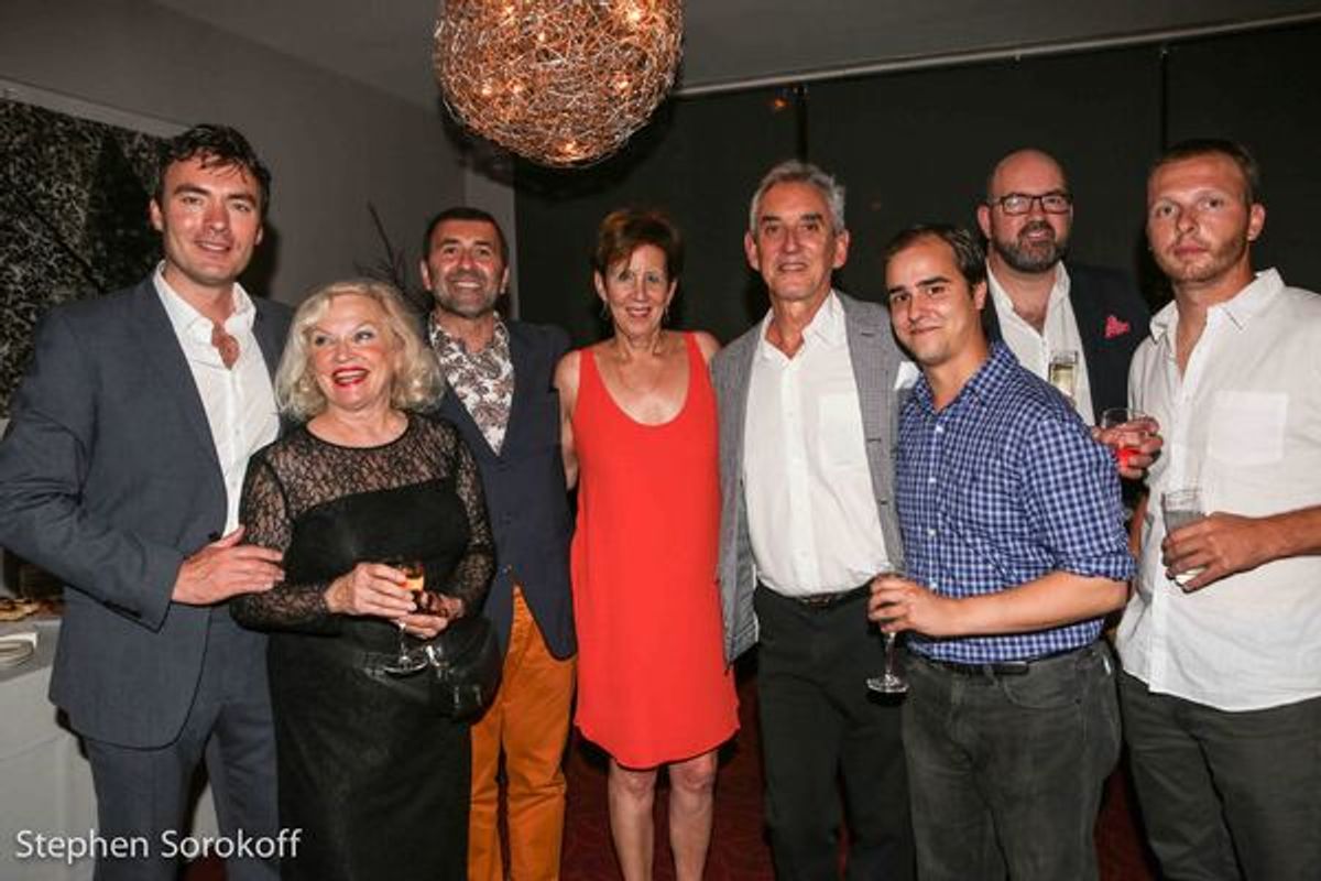 Anthony Biggs, Sandra Dickinson, (Lucy), Gary DiMauro, (producer),Lee Tannen, Stefan Menaul, (Lee), Gregor Donnelly, (designer sets & costume), Ryan Kastner, (set construction) at 