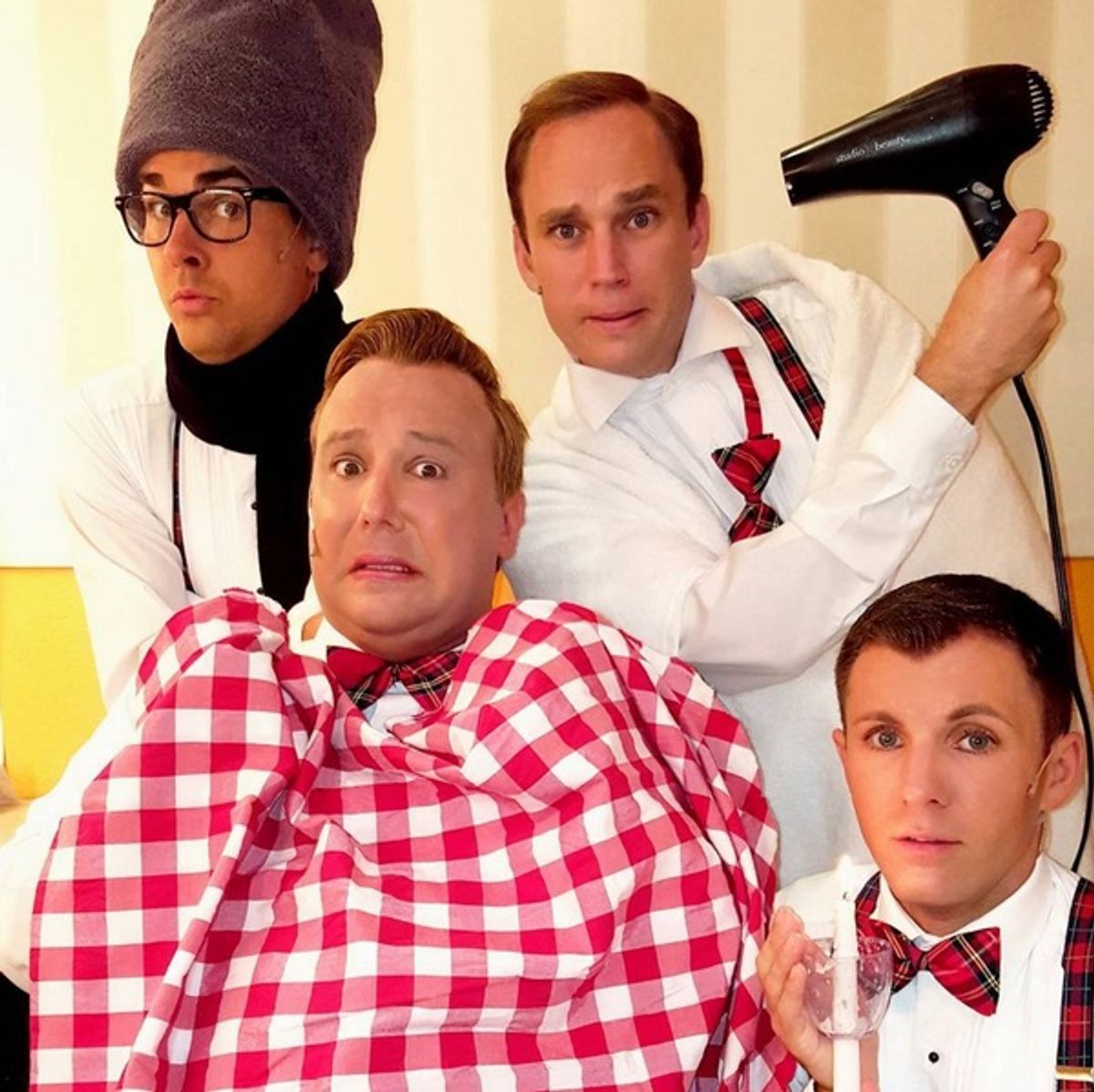 Forever Plaid (Regional) justdolphyTemperatures are higher across the country than they are in Southern Florida at the Wick Theatre. The Plaids - Adolpho Blaire, Nick Endsley, Alex Jorth and Charlie Logan - are FREEZING. Don't be jealous. #SIP @thewickthe at 