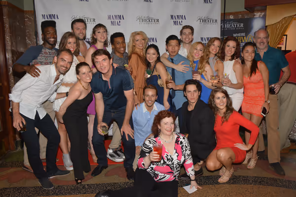 James Olmstead, Antoinette DiPietropolo, Kelli Gautreau with members of the cast-Dari Photo