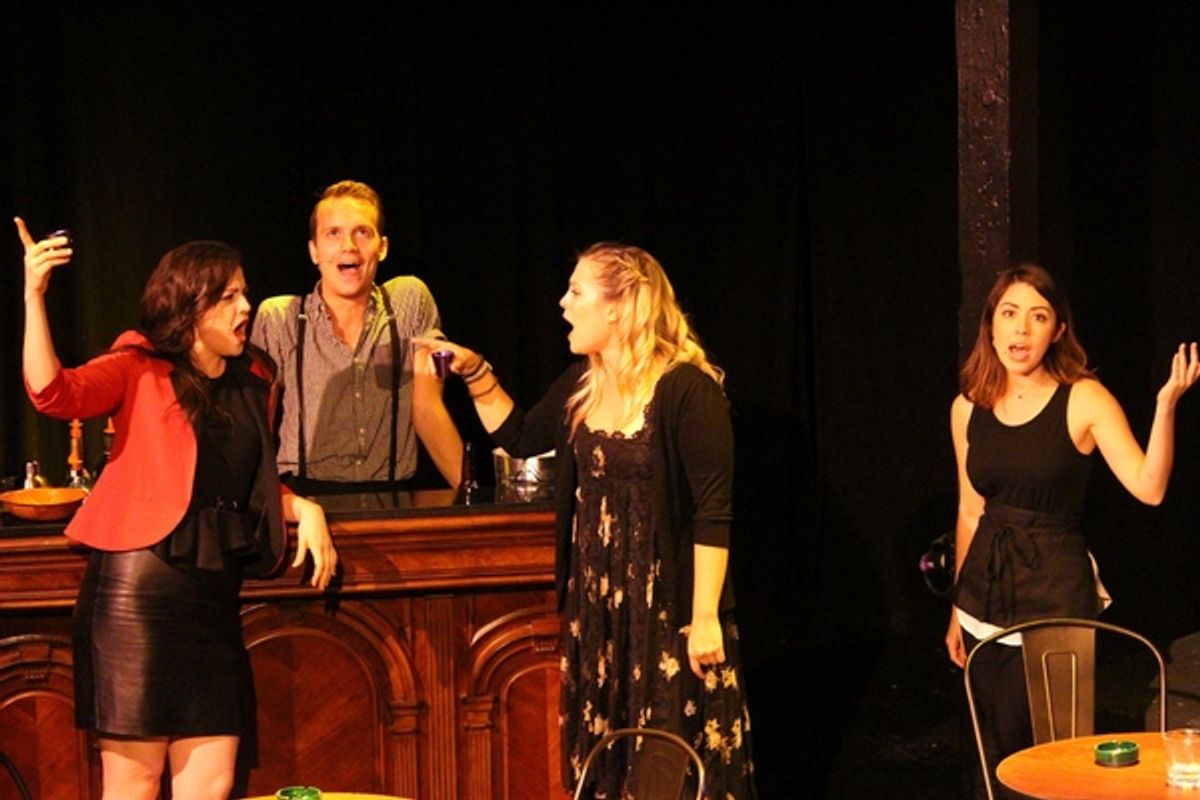 Shelley Regner, Harrison Meloeny, Aly French and Reesa Marie at 