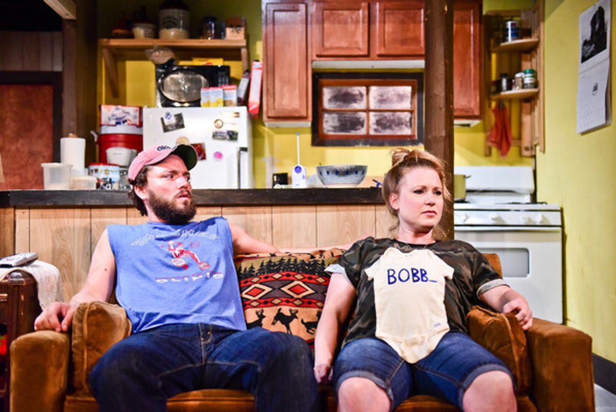 Evan Linder and Liz Sharpe at 