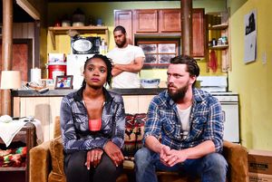 Kiki Layne, Jeffery Owen Freelon Jr. and Evan Linder Photo