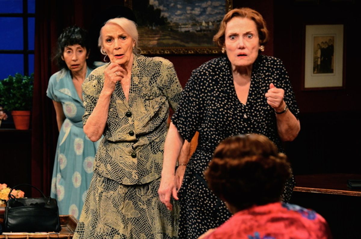 Jean Kauffman (l.), Katherine Henryk, Melinda deKay, Alison Blanchard at 