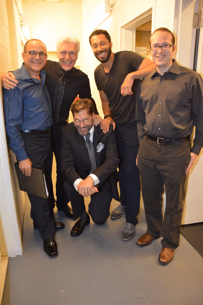 Donald Corren, Tony Sheldon, David Staller, William DeMeritt and Matt Windman Photo