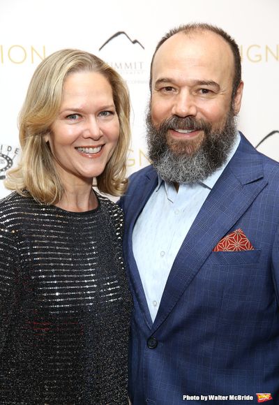 Rebecca Luker and Danny Burstein Photo