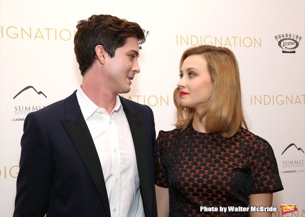 Logan Lerman and Sarah Gadon  Photo