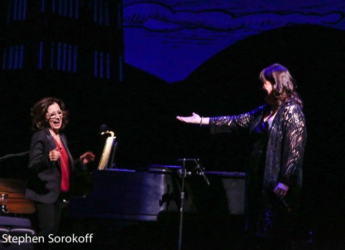 Michele Brourman, music director, & Ann Hampton Callaway at 