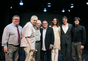 James Morgan, Sherman Yellen, Sheldon Harnick, Jeffrey B. Moss, Glory Crampton, Robert Cuccioli and Eric Svejcar @ BroadwayWorld James Morgan, Sherman Yellen, Sheldon Harnick, Jeffrey B. Moss, Glory Crampton, Rober Photo