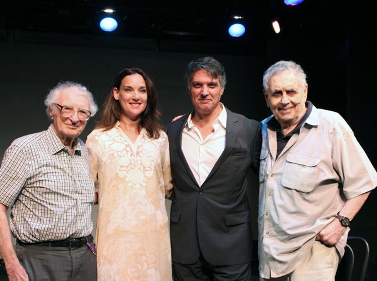 Sheldon Harnick, Glory Crampton, Robert Cuccioli and Sherman Yelle at 