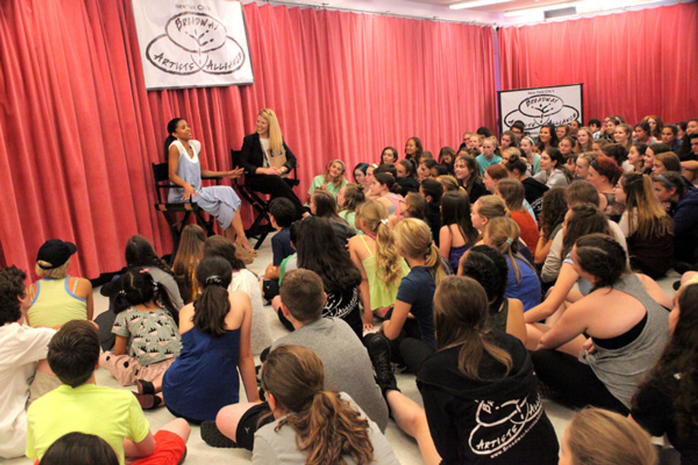 Photo Flash: HAMILTON's Renee Elise Goldsberry Speaks at Broadway Artists Alliance Photo Flash: HAMILTON's Renee Elise Goldsberry Speaks at Broadway Artists Alliance Image