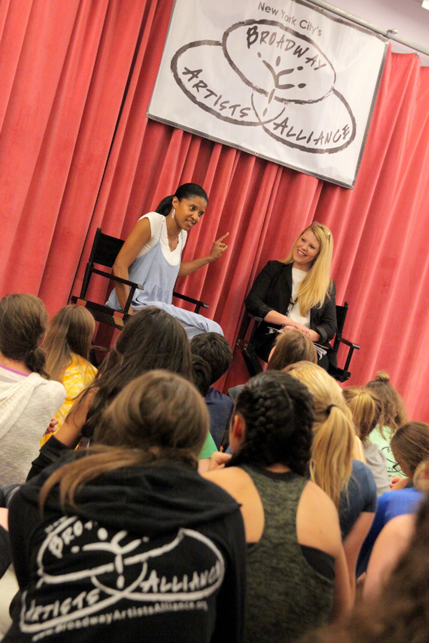 Photo Flash: HAMILTON's Renee Elise Goldsberry Speaks at Broadway Artists Alliance Photo Flash: HAMILTON's Renee Elise Goldsberry Speaks at Broadway Artists Alliance Image