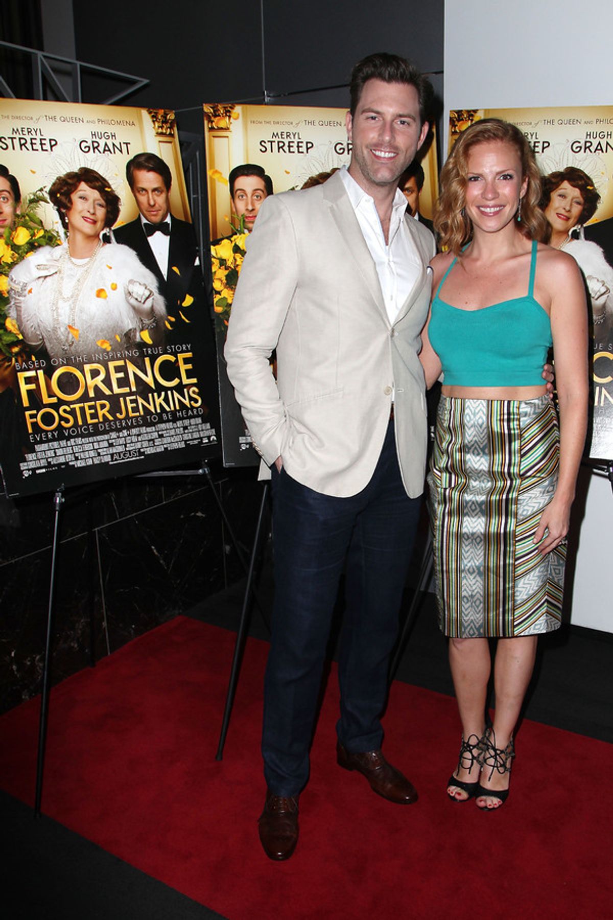 New York, NY -  - 7/25/16 - Special Screening and Reception in Celebration of Paramount Pictures 'Florence Foster Jenkins' held at Paramount Pictures in New York...-Pictured: Michael Lomenda and guest.-Photo by: Kristina Bumphrey/StarPix at 