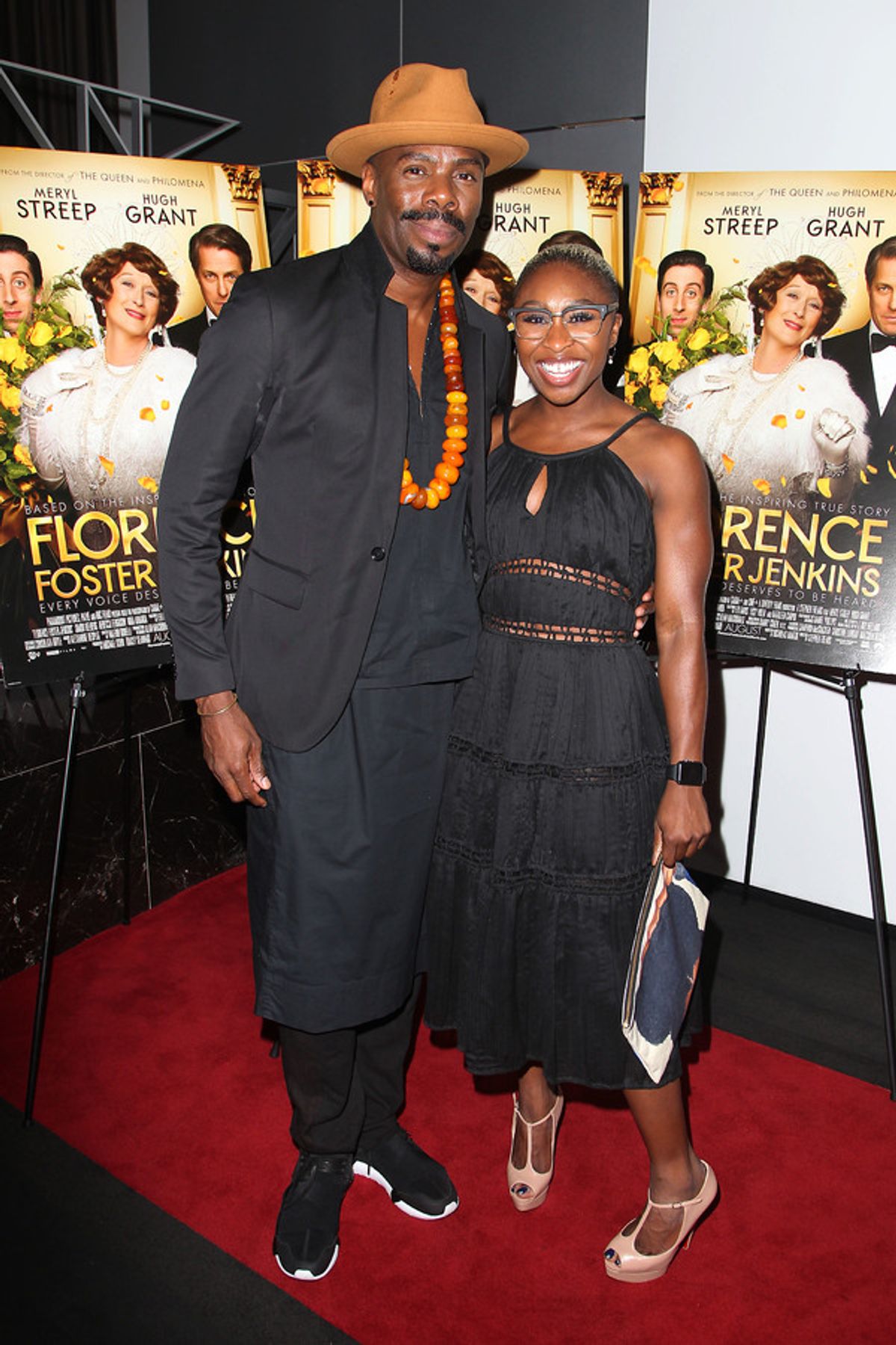 New York, NY -  - 7/25/16 - Special Screening and Reception in Celebration of Paramount Pictures 'Florence Foster Jenkins' held at Paramount Pictures in New York...-Pictured: Colman Domingo and Cynthia Erivo.-Photo by: Kristina Bumphrey/StarPix at 