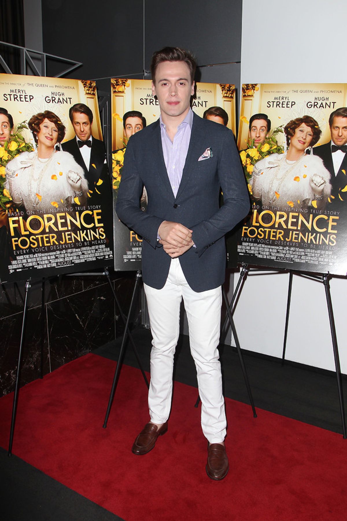 New York, NY -  - 7/25/16 - Special Screening and Reception in Celebration of Paramount Pictures 'Florence Foster Jenkins' held at Paramount Pictures in New York...-Pictured: Erich Bergen.-Photo by: Kristina Bumphrey/StarPix at 