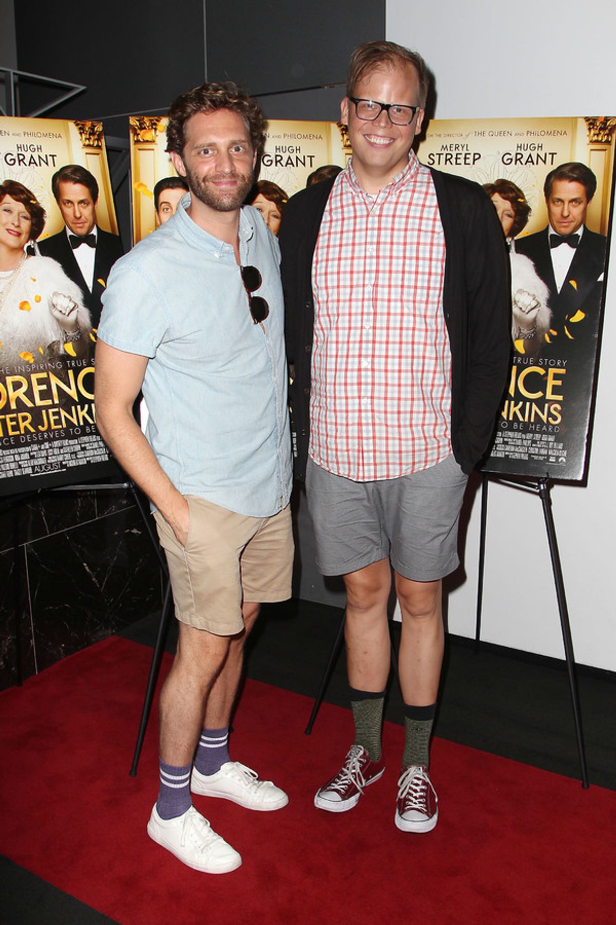New York, NY -  - 7/25/16 - Special Screening and Reception in Celebration of Paramount Pictures 'Florence Foster Jenkins' held at Paramount Pictures in New York...-Pictured: Colin Hanlon and guest.-Photo by: Kristina Bumphrey/StarPix at 