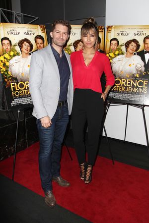 New York, NY - - 7/25/16 - Special Screening and Reception in Celebration of Paramount Pictures "Florence Foster Jenkins" held at Paramount Pictures in New York...-Pictured: Matthew Morrison and Renee Puente (wife).-Photo by: Kristina Bumphrey/StarPix @ BroadwayWorld New York, NY - - 7/25/16 - Special Screening and Reception in Celebration of Paramou Photo