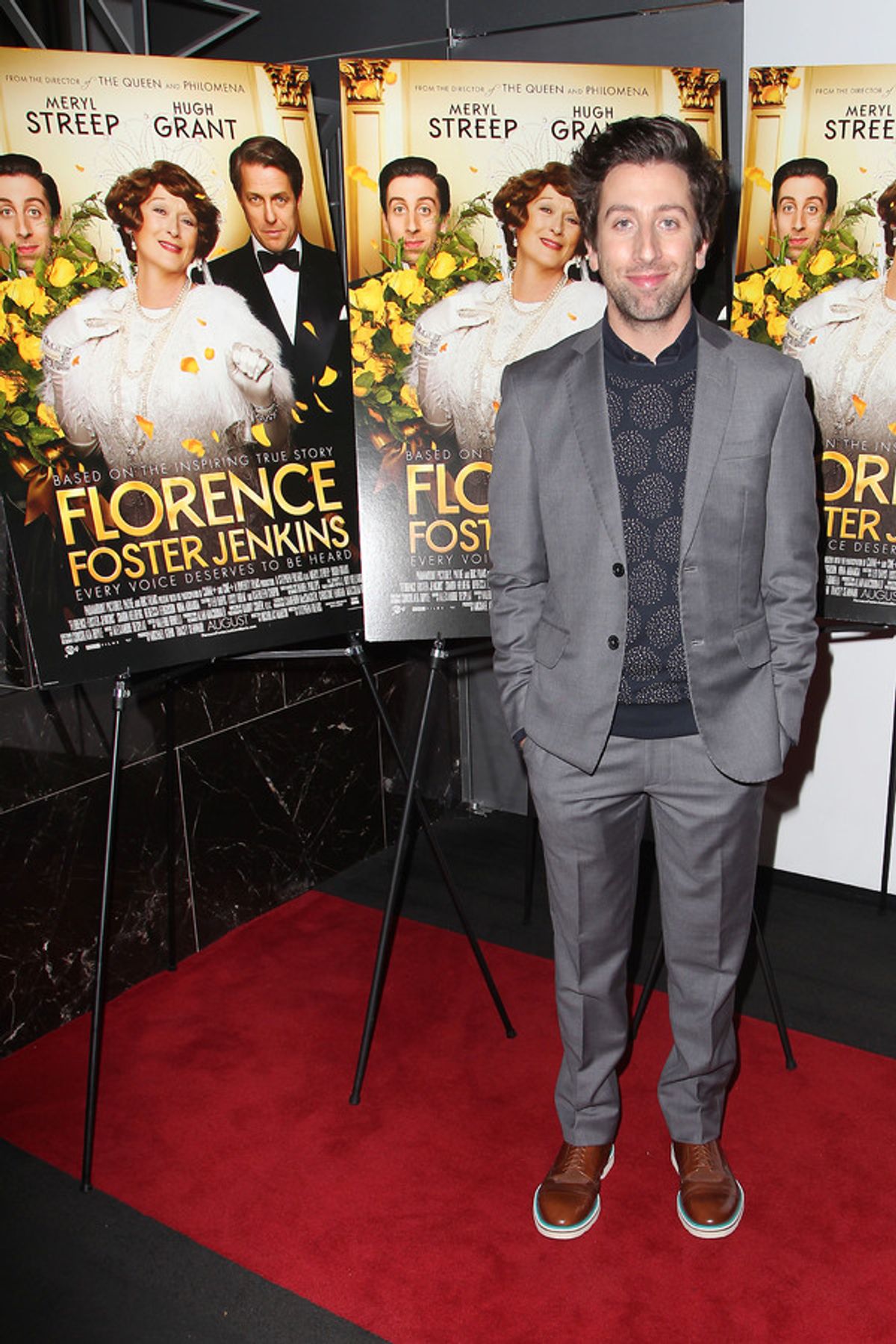 New York, NY -  - 7/25/16 - Special Screening and Reception in Celebration of Paramount Pictures 'Florence Foster Jenkins' held at Paramount Pictures in New York...-Pictured: Simon Helberg.-Photo by: Kristina Bumphrey/StarPix at 