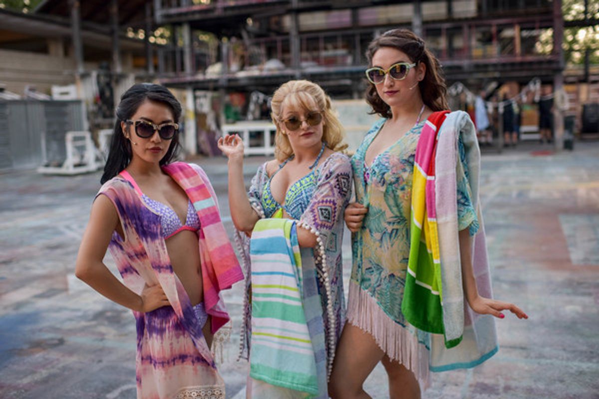 Yvette Lu, Halli Toland and Jessie Peltier at 