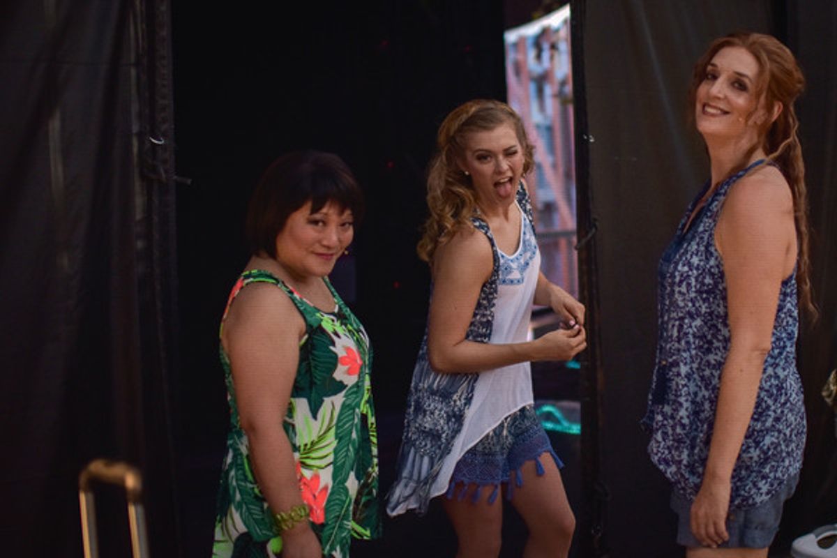 Ann Harada, Brittany Zeinstra and Julia Murney at 