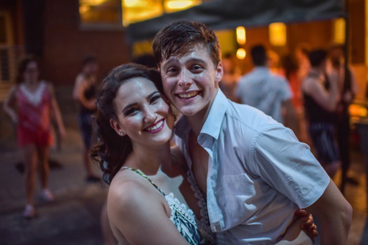 Jessie Peltier and Sean Harrison Jones at 