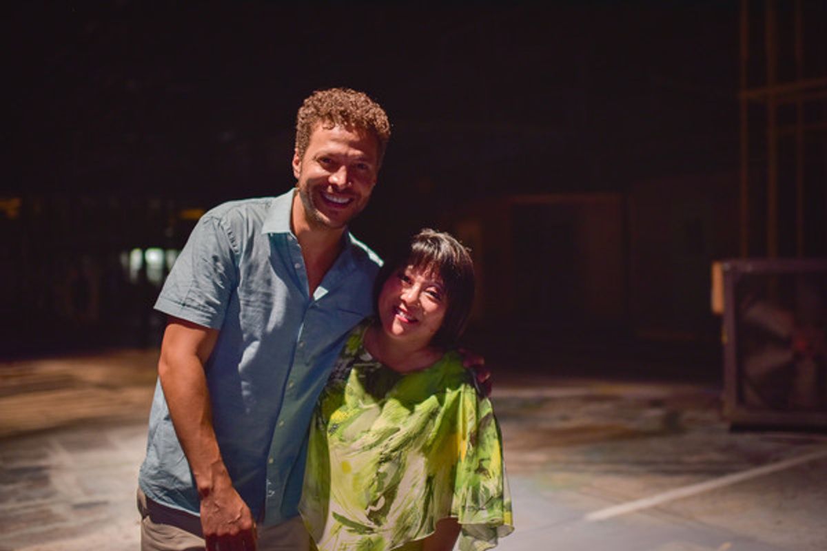 Justin Guarini and Ann Harada at 