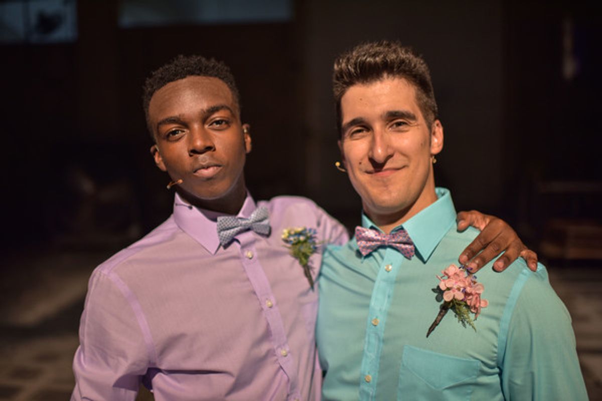 Wonza Johnson and Alexander Guilar at 