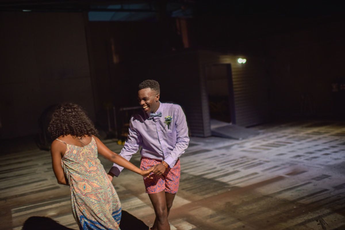 Michael Samarie George and Wonza Johnson at 