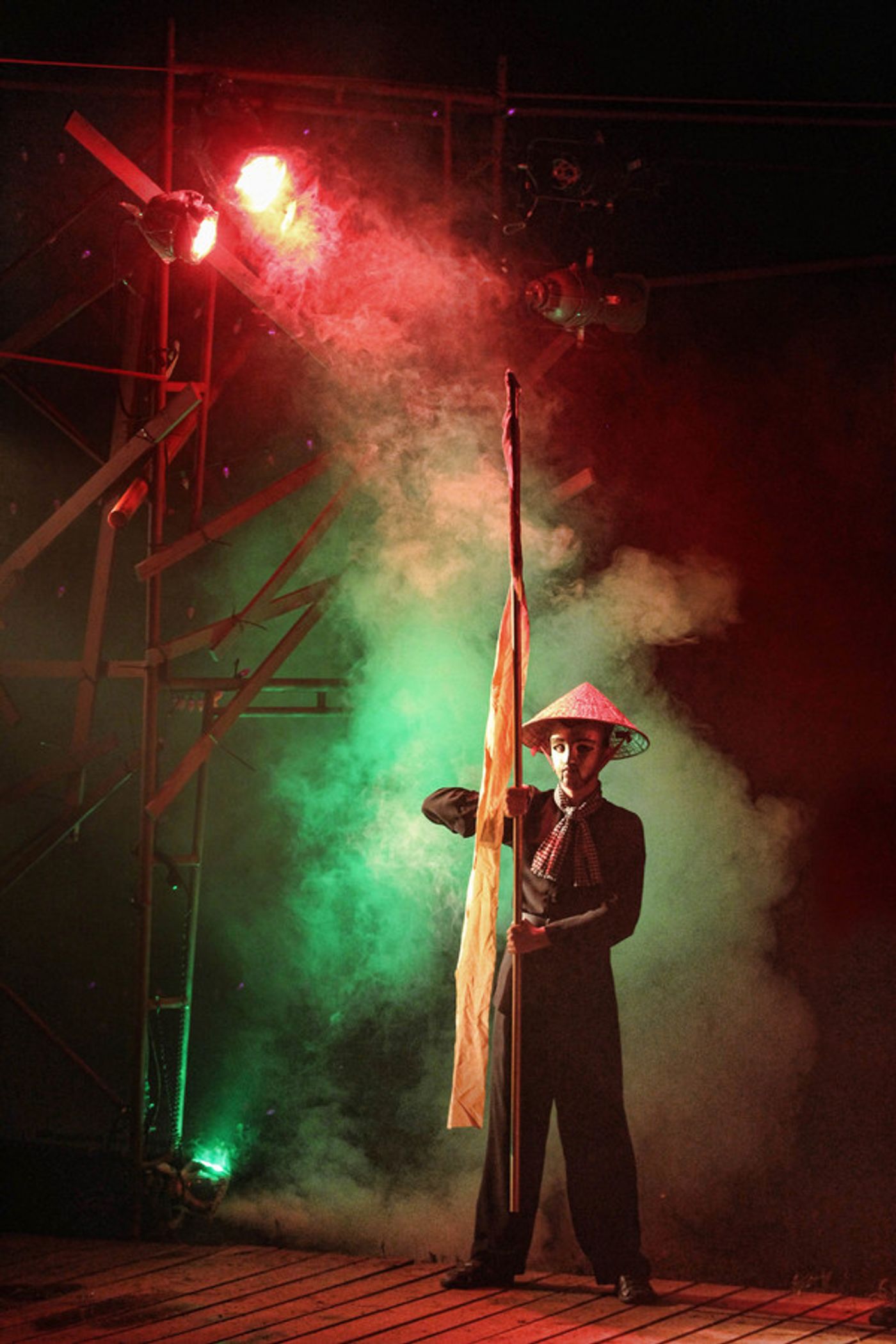 Photo Flash: First Look at Serenbe Playhouse's MISS SAIGON, Featuring Real-Life Helicopter  Image