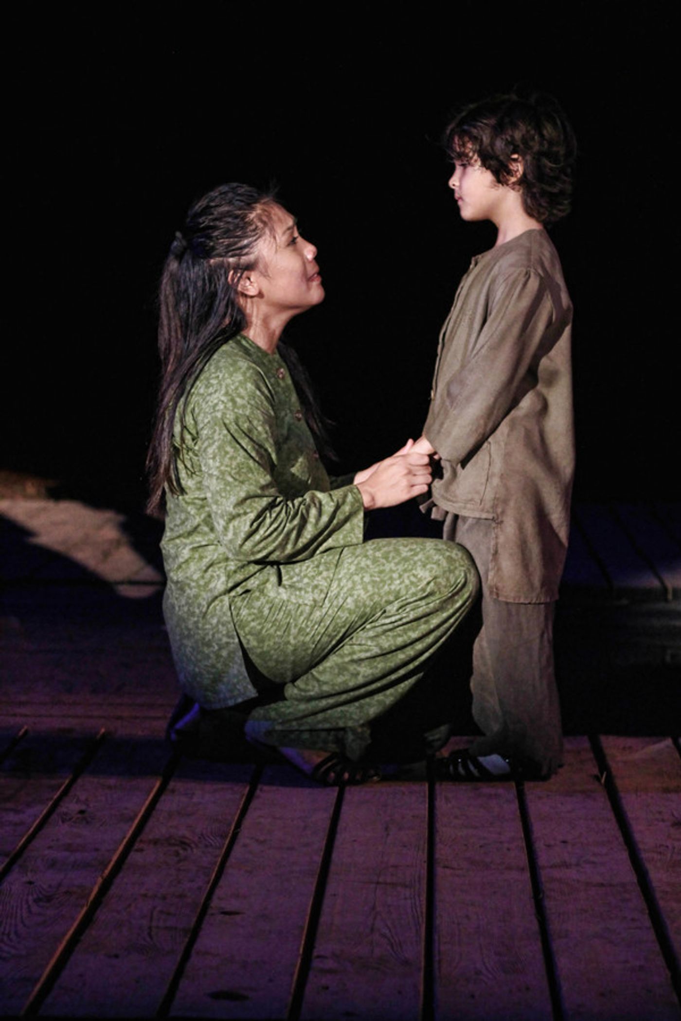 Photo Flash: First Look at Serenbe Playhouse's MISS SAIGON, Featuring Real-Life Helicopter  Image