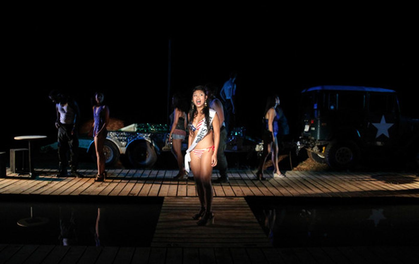 Photo Flash: First Look at Serenbe Playhouse's MISS SAIGON, Featuring Real-Life Helicopter  Image