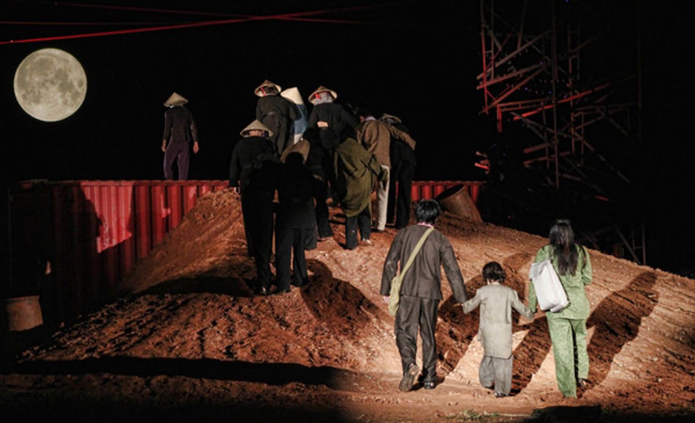 Photo Flash: First Look at Serenbe Playhouse's MISS SAIGON, Featuring Real-Life Helicopter  Image