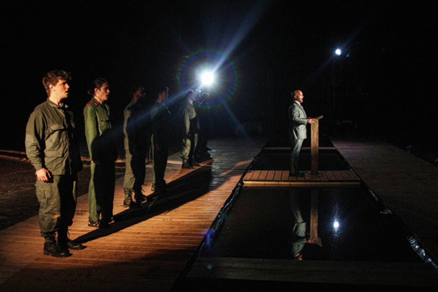 Photo Flash: First Look at Serenbe Playhouse's MISS SAIGON, Featuring Real-Life Helicopter  Image